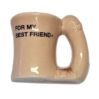 Чаша DIABLO PICANTE – CERAMIC MUG MAGNET WITH PENIS HANDLE “FOR MY BEST FRIEND”