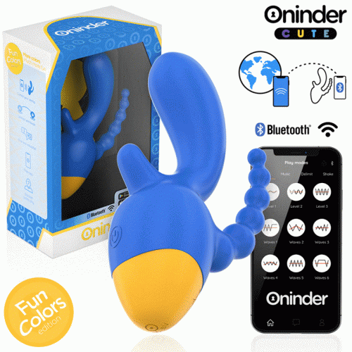 Вибратор ONINDER CUTE - LOVE 3 SOME TRIPLE VIBRATOR - FREE WORLDWIDE APP | ONINDER CUTE Вибратор ONINDER CUTE - LOVE 3 SOME TRIPLE VIBRATOR - FREE WORLDWIDE APP