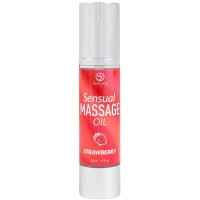 Масажно олио SECRETPLAY - STRAWBERRY MASSAGE OIL