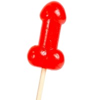 Близалка SECRETPLAY - CHERRY CANDY PENIS LOLLIPOP WITH S