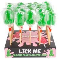 Близалки SECRETPLAY - MINT CANDY PENIS LOLLIPOP DISPLAY 