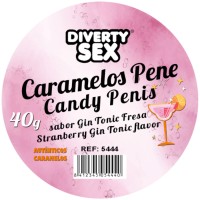 Бонбони DIABLO PICANTE - 20 GIN & TONIC FLAVORED PENIS CANDIES
