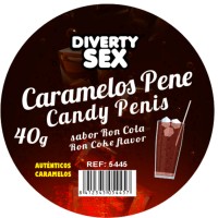 Бонбони DIABLO PICANTE - 20 PENIS-SHAPED CANDIES WITH GIN TONIC FLAVOR