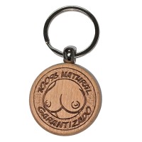 Ключодържател DIABLO PICANTE - WOODEN BREAST-SHAPED KEYCHAIN