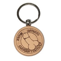 Ключодържател DIABLO PICANTE - WOODEN PENIS-SHAPED KEYCHAIN