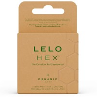 Презервативи LELO - HEX ORGANIC CONDOM BOX 3 UNITS