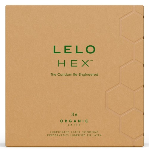 Презервативи LELO - HEX ORGANIC CONDOM BOX 36 UNITS