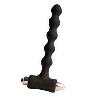 Анален разширител ROCKS- OFF - PETITE SENSATIONS PEARLS ANAL PLUG VIBRATOR BLACK