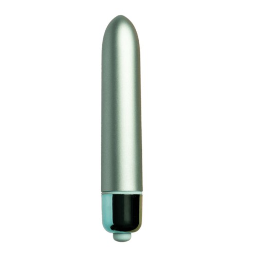 Мини вибратор ROCKS-OFF - RO-90 AQUA LILY VIBRATING BULLET WATER GREEN