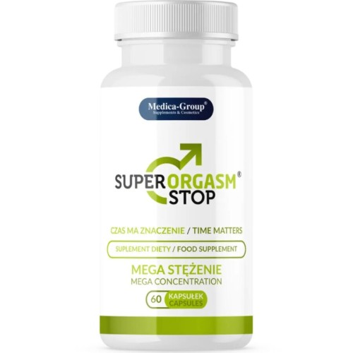 Капсули за задържане MEDICA GROUP - SUPER ORGASM STOP DELAY FOR MEN 60 CAPSULES