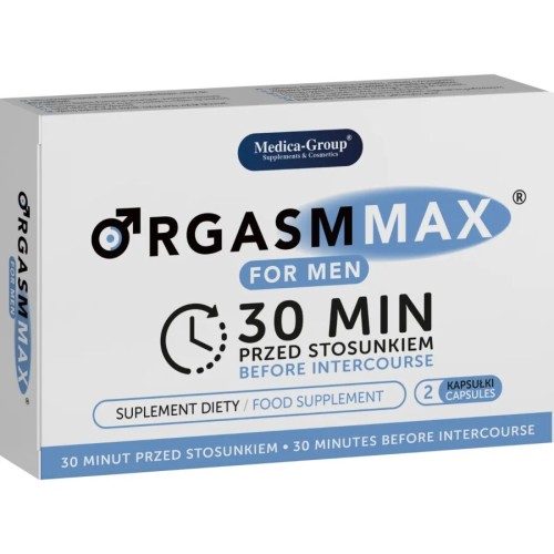 Капсули за мъже MEDICA GROUP - ORGASM MAX FOR MEN 2 CAPSULES