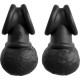 Пенис ринг KING COCK - THE CROWN JEWELS WEIGHTED SWINGING BALLS SILICONE