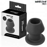 Анален тунел ADDICTED TOYS - EXTREME HOLLOW ANAL PLUG SILICONE SIZE S 7.5 CM