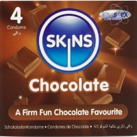 Презервативи SKINS - CHOCOLATE PREMIUM CONDOMS PACK 4 Презервативи SKINS - CHOCOLATE PREMIUM CONDOMS PACK 4