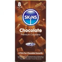 Презервативи SKINS - CHOCOLATE PREMIUM CONDOMS PACK 8 Презервативи SKINS - CHOCOLATE PREMIUM CONDOMS PACK 8