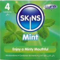 Презервативи SKINS - MINT PREMIUM CONDOMS PACK 4 Презервативи SKINS - MINT PREMIUM CONDOMS PACK 4