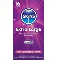 Презервативи SKINS - EXTRA LARGE PREMIUM CONDOMS PACK 16 Презервативи SKINS - EXTRA LARGE PREMIUM CONDOMS PACK 16