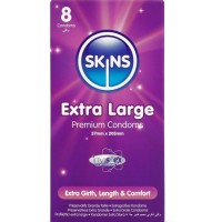 Презервативи SKINS - EXTRA LARGE PREMIUM CONDOMS PACK 8 Презервативи SKINS - EXTRA LARGE PREMIUM CONDOMS PACK 8