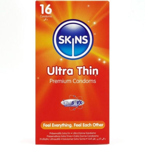 Презервативи SKINS - ULTRA THIN PREMIUM CONDOMS PACK 16