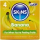 Презервативи SKINS - BANANA PREMIUM CONDOMS PACK 4 | SKINS Презервативи SKINS - BANANA PREMIUM CONDOMS PACK 4
