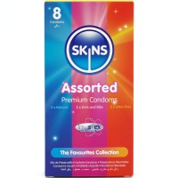 Презервативи SKINS - ASSORTED PREMIUM CONDOMS PACK 8 Презервативи SKINS - ASSORTED PREMIUM CONDOMS PACK 8