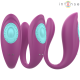 Вибратор INTENSE - ANNIE U-SHAPED VIBRATOR AND STIMULATOR PURPLE REMOTE CONTROL