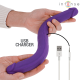 Вибратор INTENSE - GUNTER DILDO DOUBLE VIBRATOR 40 CM PURPLE REMOTE CONTROL