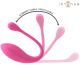 Вибратор INTENSE - JANICE U VIBRATOR DOUBLE STIMULATION 10 VIBRATIONS PINK REMOTE CONTROL