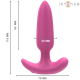 Анален разширител INTENSE - ROSS ANAL PLUG 10 VIBRATIONS PINK REMOTE CONTROL | INTENSE - INTENSE TOYS - INTENSE ANAL TOYS Анален разширител INTENSE - ROSS ANAL PLUG 10 VIBRATIONS PINK REMOTE CONTROL