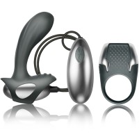 Комплект CLIMAXIMUM - EXCITE KIT COCK RING + WIRE PROSTATE MASSAGER