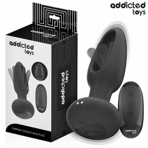 Анален разширител с вибриращ език ADDICTED TOYS - ANAL PLUG WITH VIBRATING TONGUE AND REMOTE CONTROL | ADDICTED TOYS Анален разширител с вибриращ език ADDICTED TOYS - ANAL PLUG WITH VIBRATING TONGUE AND REMOTE CONTROL