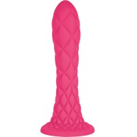 Дилдо SILEXD - DREAMY DILDO FANTASY LIQUID SILICONE THERMOREACTIVE FUCHSIA 18.5 CM