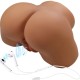 Мастурбатор CRAZY BULL - GERIANN REALISTIC FEMALE BUTT VIBRATOR AND SUCKER WITH SOUND 5.5 KG