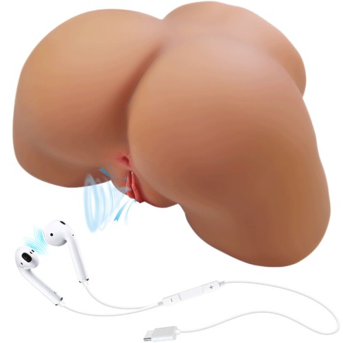 Мастурбатор CRAZY BULL - ILANA REALISTIC FEMALE BUTT VIBRATOR AND SUCKER WITH SOUND 6.8 KG