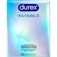 Презервативи DUREX - ULTRA THIN INVISIBLE CONDOMS 24 UNI