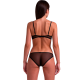 Бельо PASSION - INTIMARI BRA + PANTIES SET BLACK L/XL