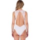 Секси боди PASSION - EVALIE BODY WHITE L/XL