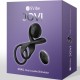 Ринг за двойки SNAIL VIBE - JOVI COUPLES RING REMOTE CONTROL BLACK