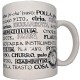 Чаша DIABLO PICANTE - WHITE MUG WITH PENIS SYNONYMS 370 ML