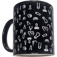 Чаша DIABLO PICANTE - PENIS MUG BLACK 370 ML