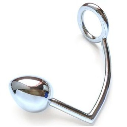 Пенис ринг METALHARD COCK RING WITH ANAL BEAD 40MM | цена 98.67 лв.