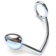 Пенис ринг METALHARD COCK RING WITH ANAL BEAD 40MM