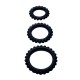 Пенис ринг BAILE  TITAN SET 3PCS COCK RING BLACK 2.8 + 2.4 + 1.9 CM | цена 38.97 лв.