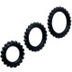 Пенис ринг BAILE  TITAN SET 3PCS COCK RING BLACK 2.8 + 2.4 + 1.9 CM | цена 38.97 лв.