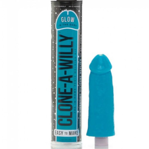 CLONE A WILLY  CLONE GLOW IN THE DARK BLUE VIBRATING KIT | цена 124.67 лв.