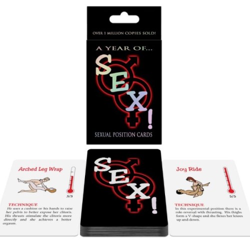 SEXUAL POSITION CARDS A YEAR OF...SEX! KHEPER GAMES EN | цена 17.94 лв.