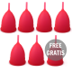 INTIMICHIC MENSTRUAL CUP MEDICAL GRADE SILICONE SIZE S 6 + 1 FREE | INTIMICHIC INTIMICHIC MENSTRUAL CUP MEDICAL GRADE SILICONE SIZE S 6 + 1 FREE