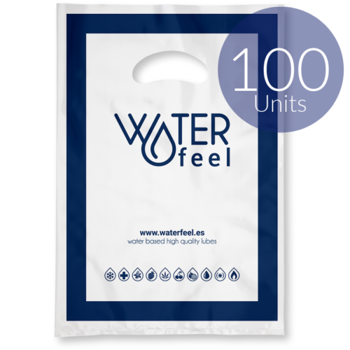 WATERFEEL SMALL PLASTIC BAG 25 x 35 CM 100 UNITS