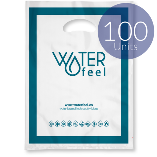 WATERFEEL MEDIUM PLASTIC BAG 30 x 40 CM 100 UNITS