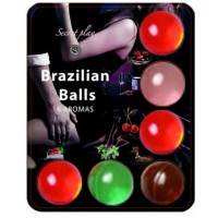 Лубрикант BRAZILLIAN BALLS LUBRICANT HOT BALLS 6 UNITS